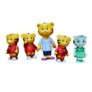 Daniel Tigers Neighborhood Friends Family Figure Lot of 5